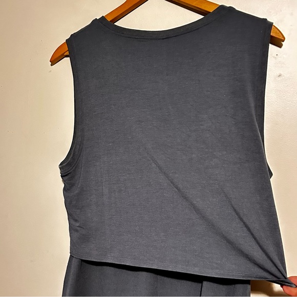 Eastern Mtn Sports Tank Dress Knee length gray Sz L, sporty casual active gym - Picture 4 of 5